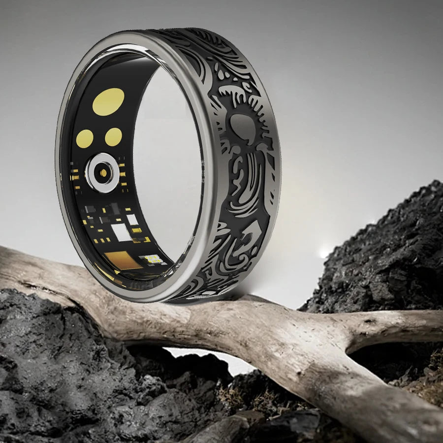 Smart Ring Fitness Tracker Sleep Monitor IP68 Waterproof Pedometer