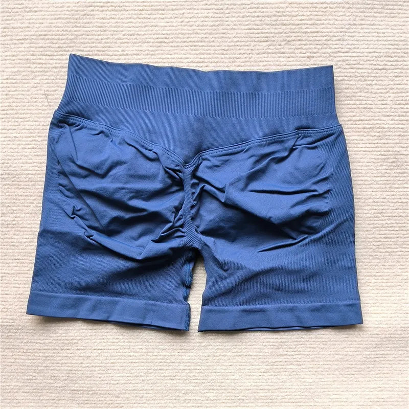 LEDP Seamless Gym Running Shorts For Women Biker Yoga Athleisure
