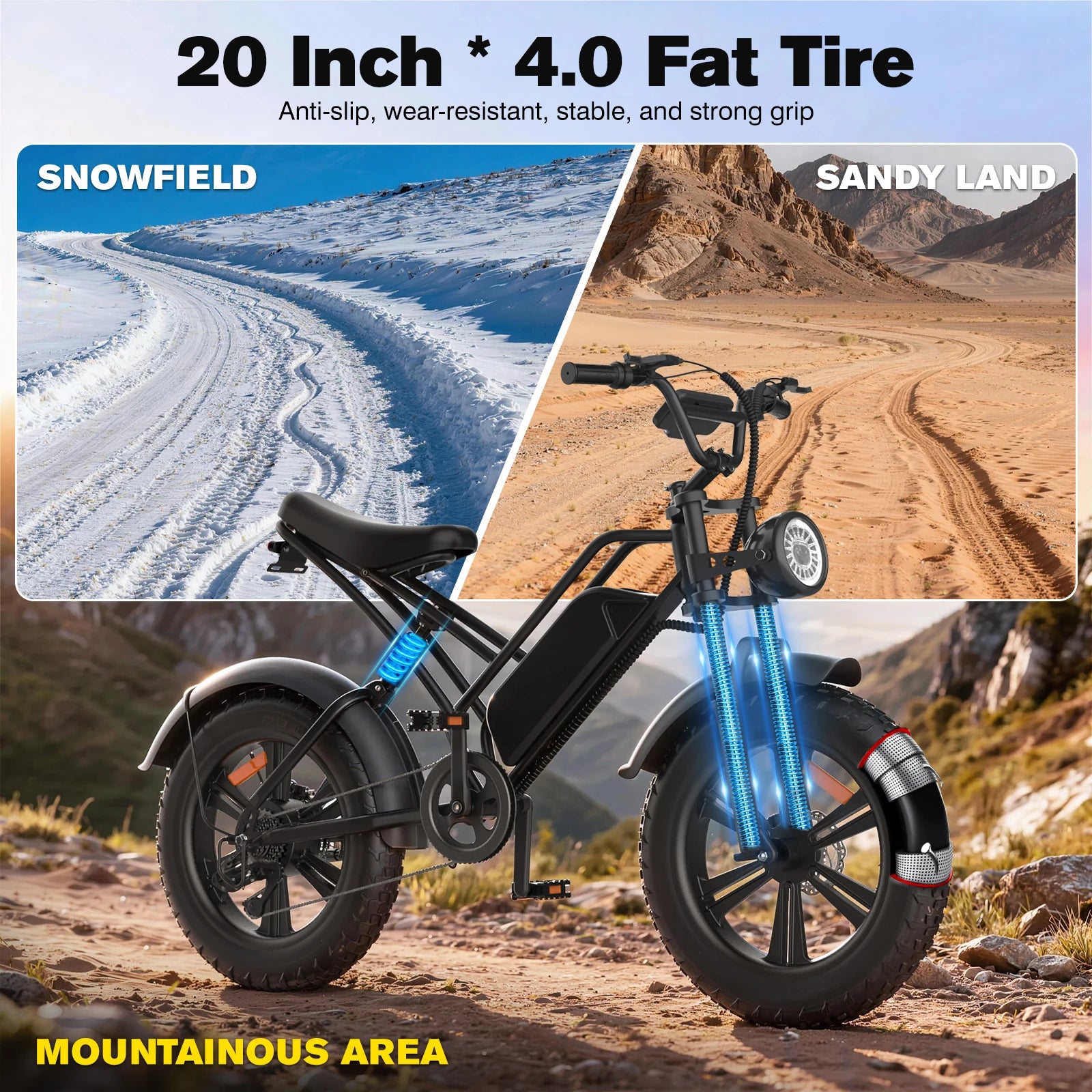 1500W G50 Electric Bike With Long Lasting 48V Battery