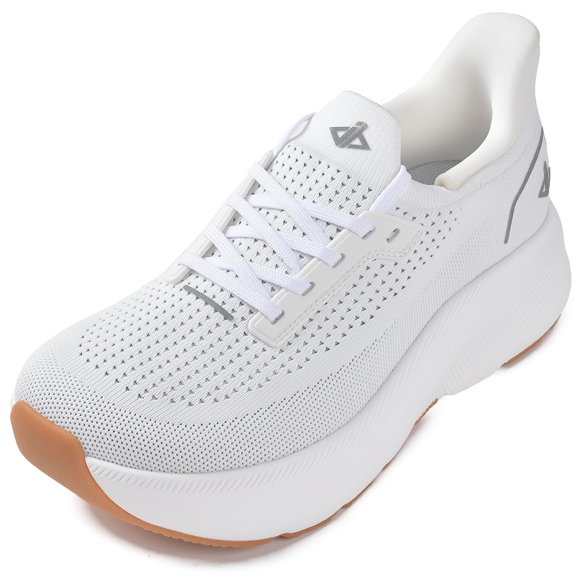 NONECN Womens Wide Toe Box Slip-On Sneakers With Arch Support