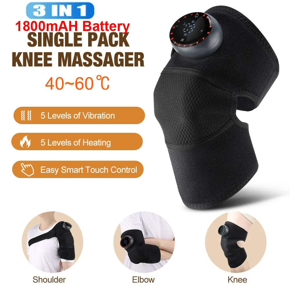 Hailicare Knee Massager With Heating And Vibration