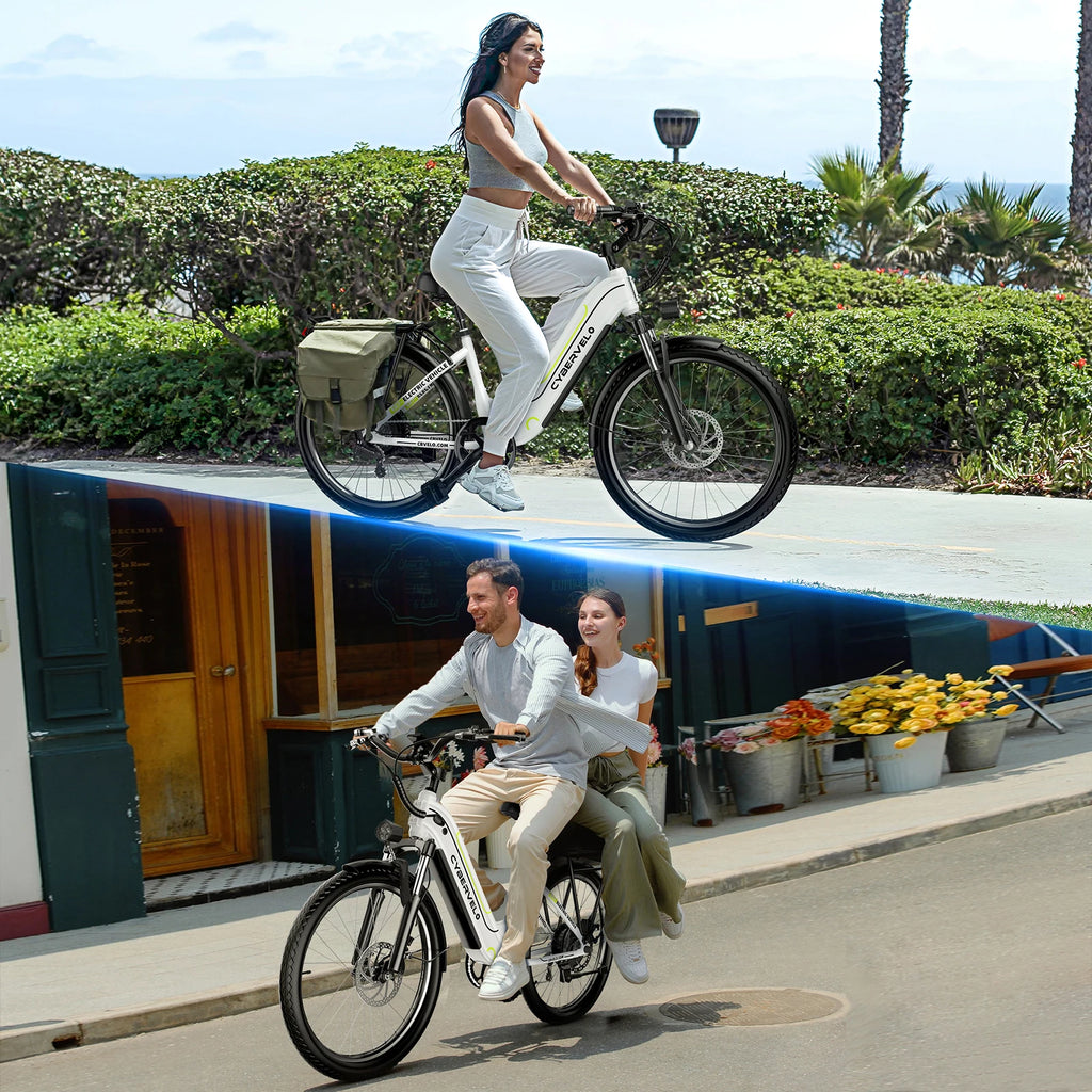 TALUSCONDOR Cybervelo EK7 City EBike with Detachable Battery