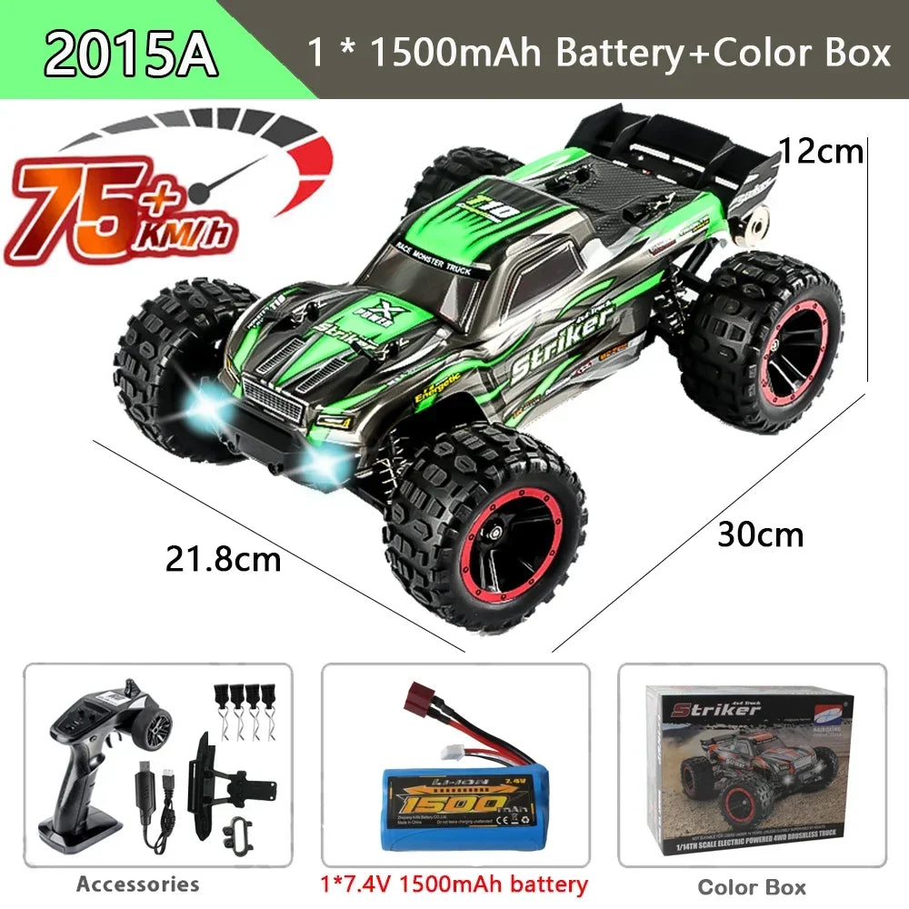 WLtoys 2105A RC Car Brushless 4WD High Speed