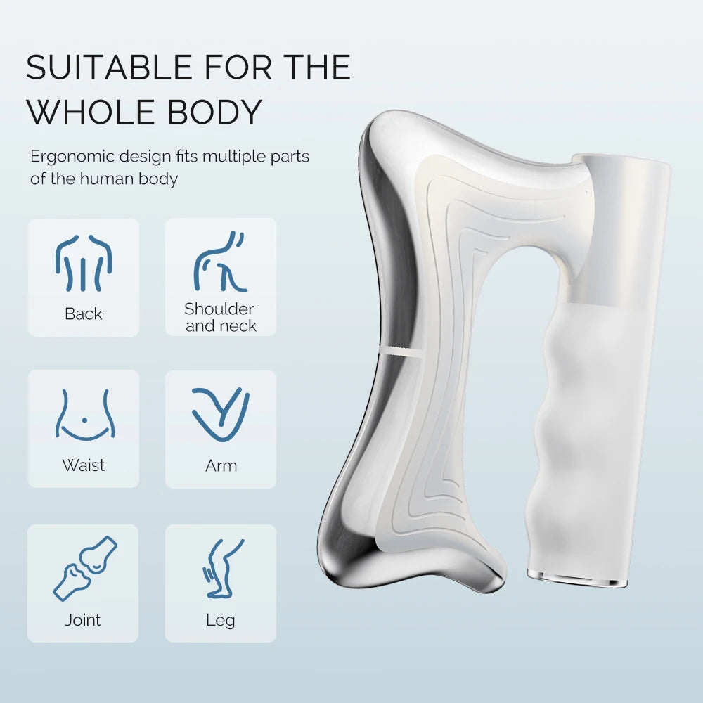 Foreverlily Electric Fascia Knife Vibration Body Massager 10500RPM