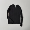 Women's Yoga Top Round Neck Seamless Long Sleeve Shirt