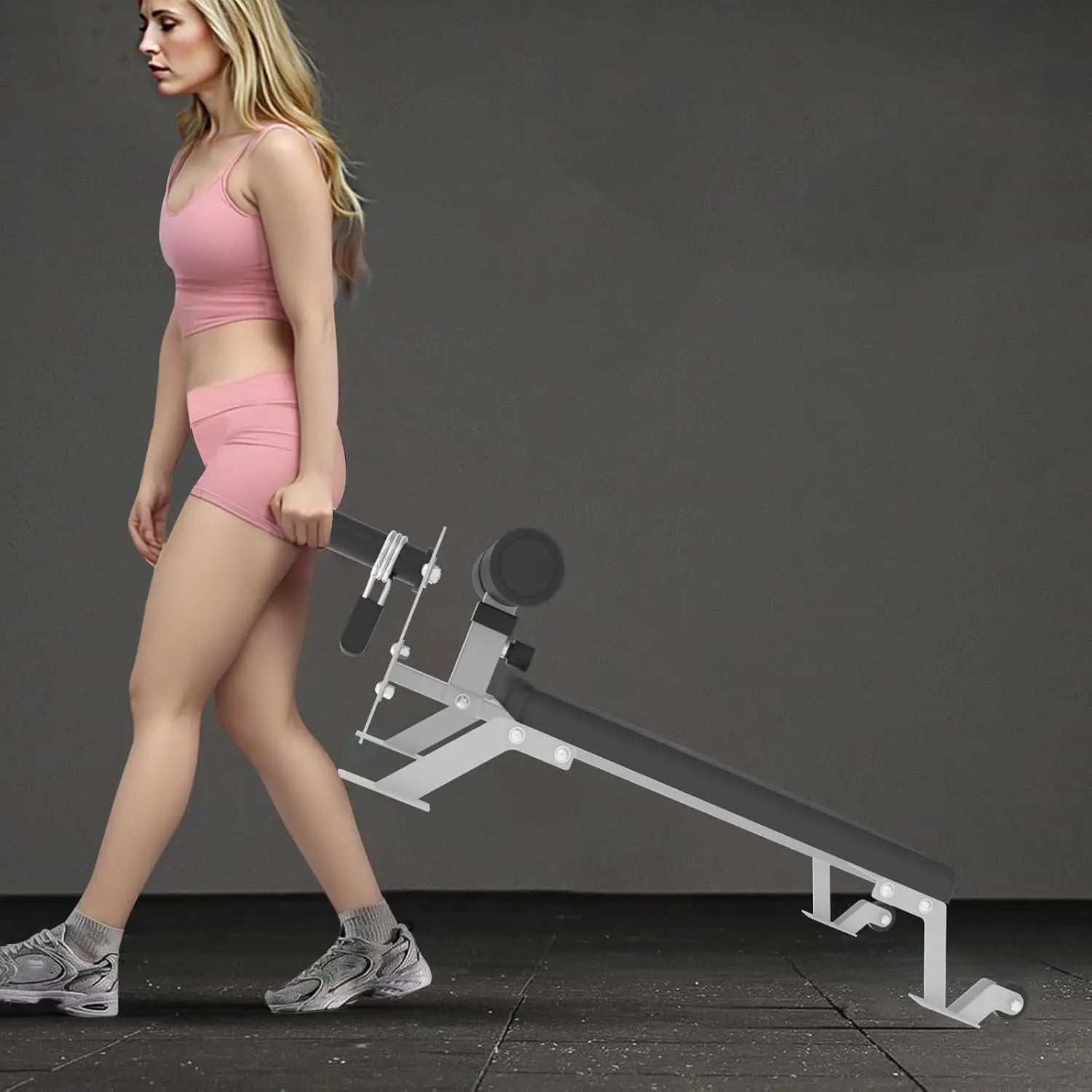 Nordic Hamstring Curl Machine Height Adjustable Nordic Curl Bench