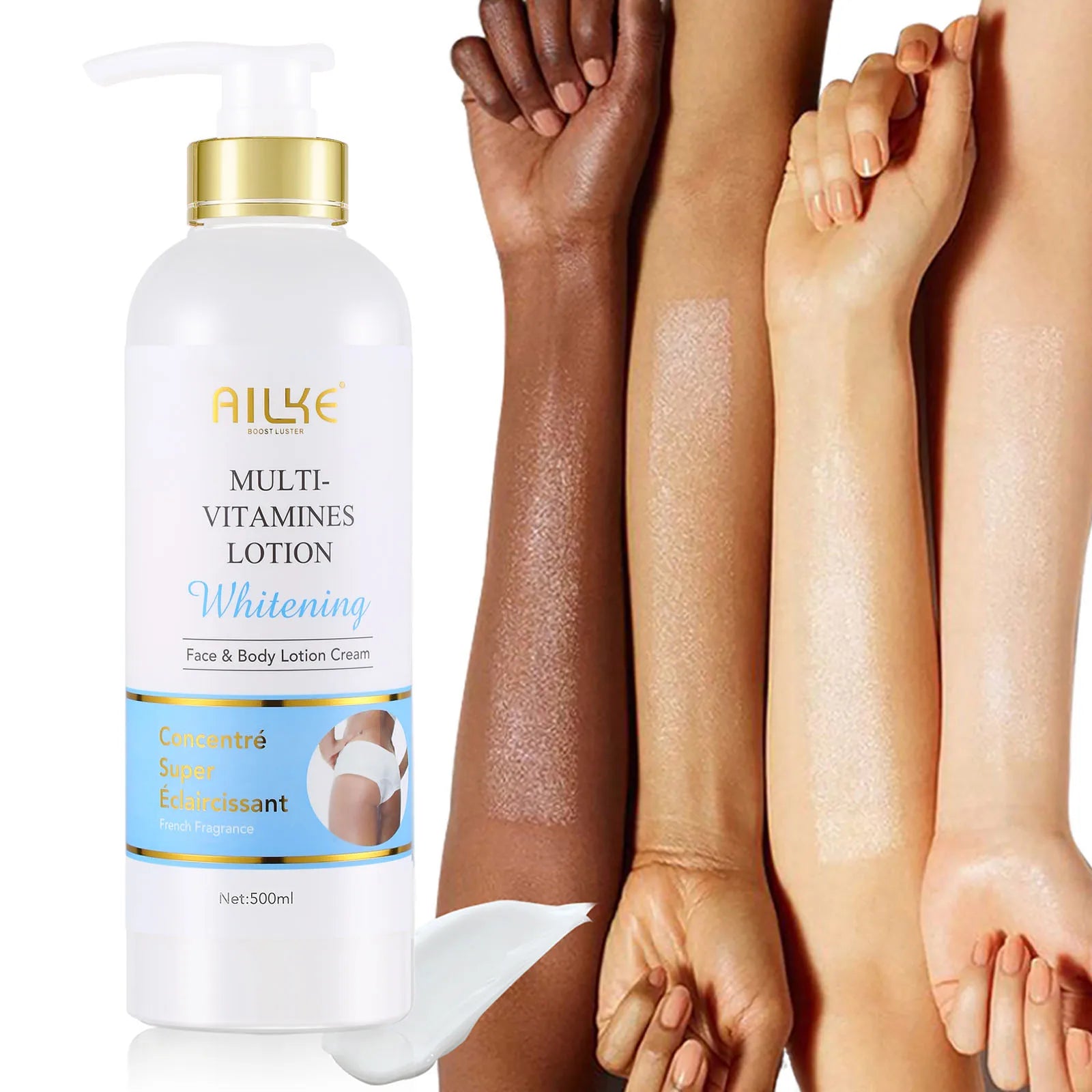 AILKE Multi-Vitamin Body Lotion Whitening And Dark Spot Correction