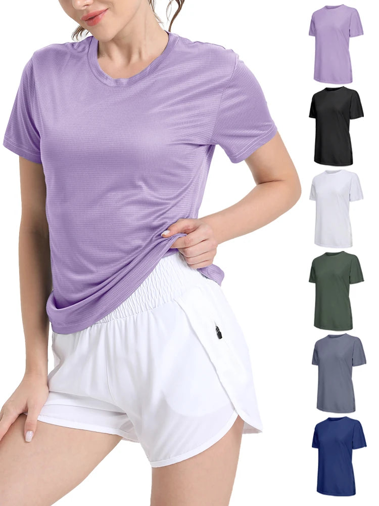 Women's Ultralight Quick Dry Sport Shirt Breathable Running Gym