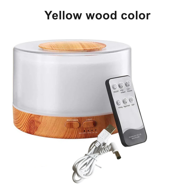 Aroma Diffuser 5V USB Humidifier With Remote And Night Lights
