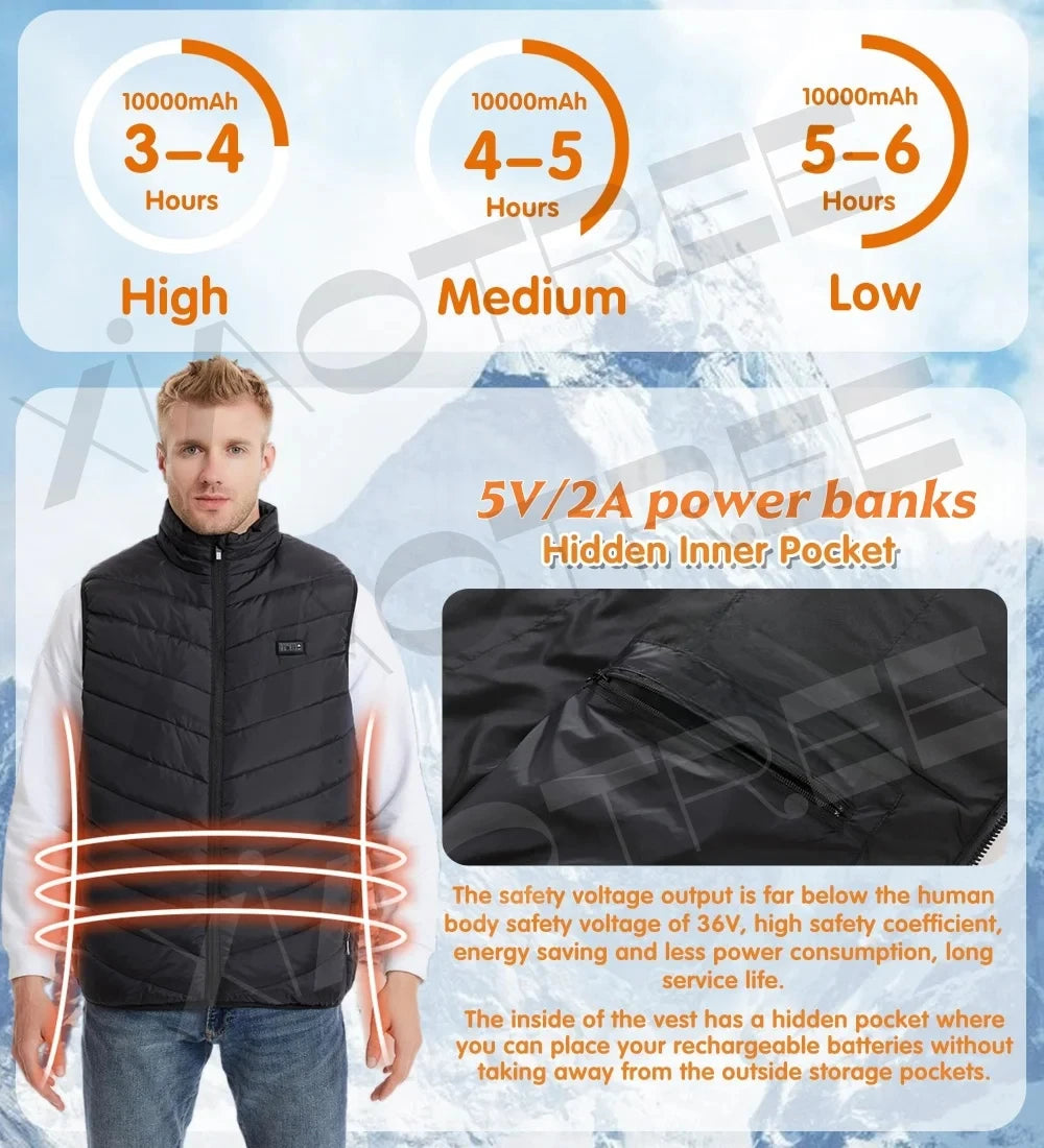 XIAOTREECN Heated Vest Jacket For Men And Women