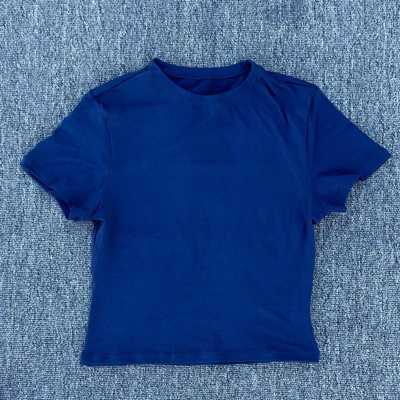 Womens Quick Dry Short Sleeve Yoga T Shirt For Running