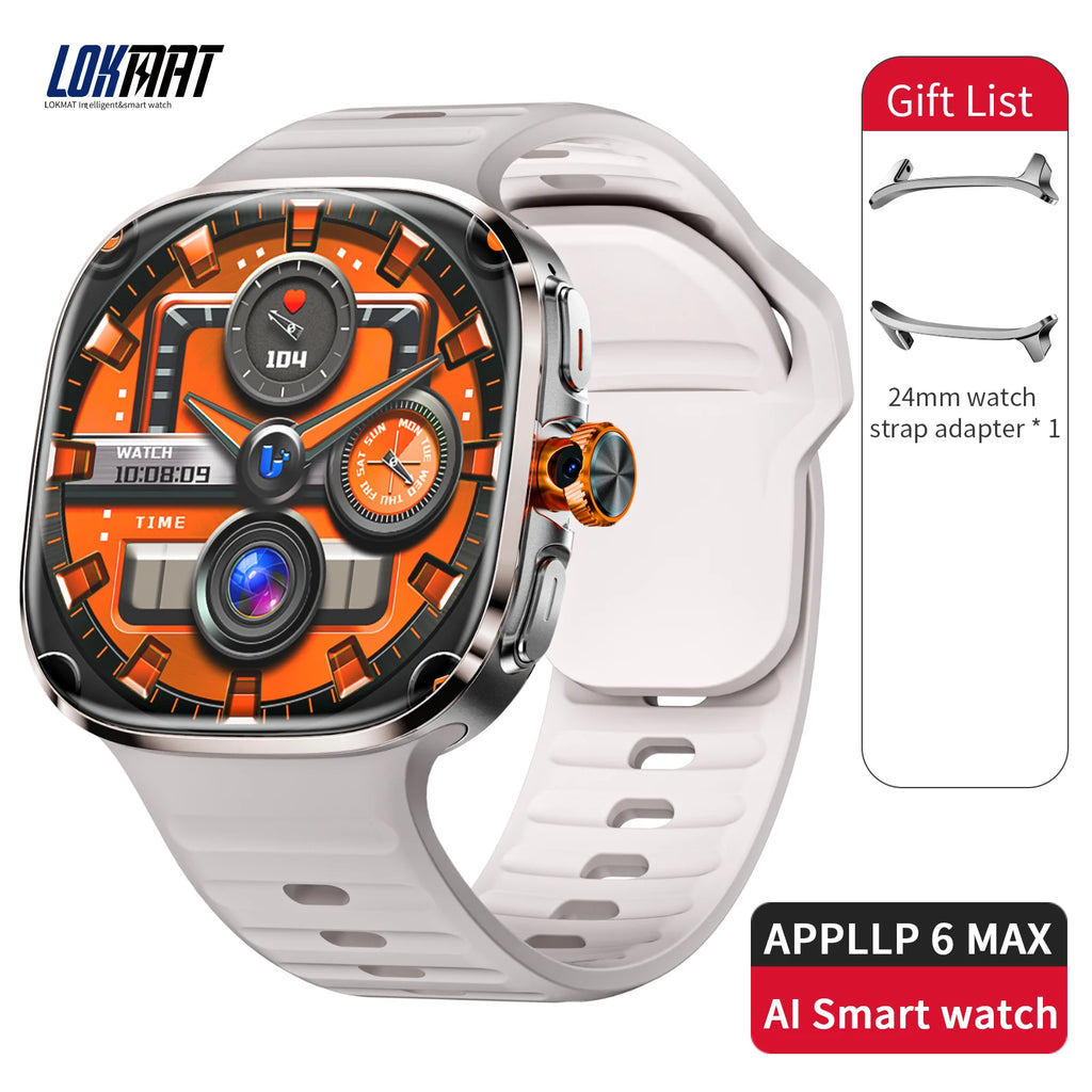 LOKMAT APPLLP 6 MAX Android Smartwatch With AI Translation