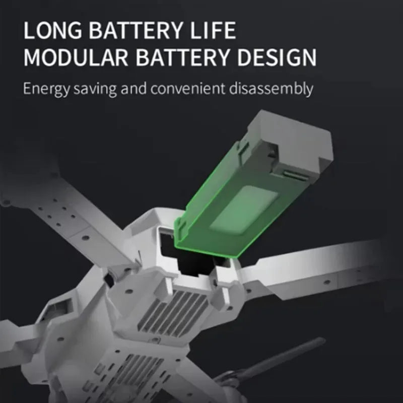 QJ RC Drone 4K Folding FPV With 2 Batteries