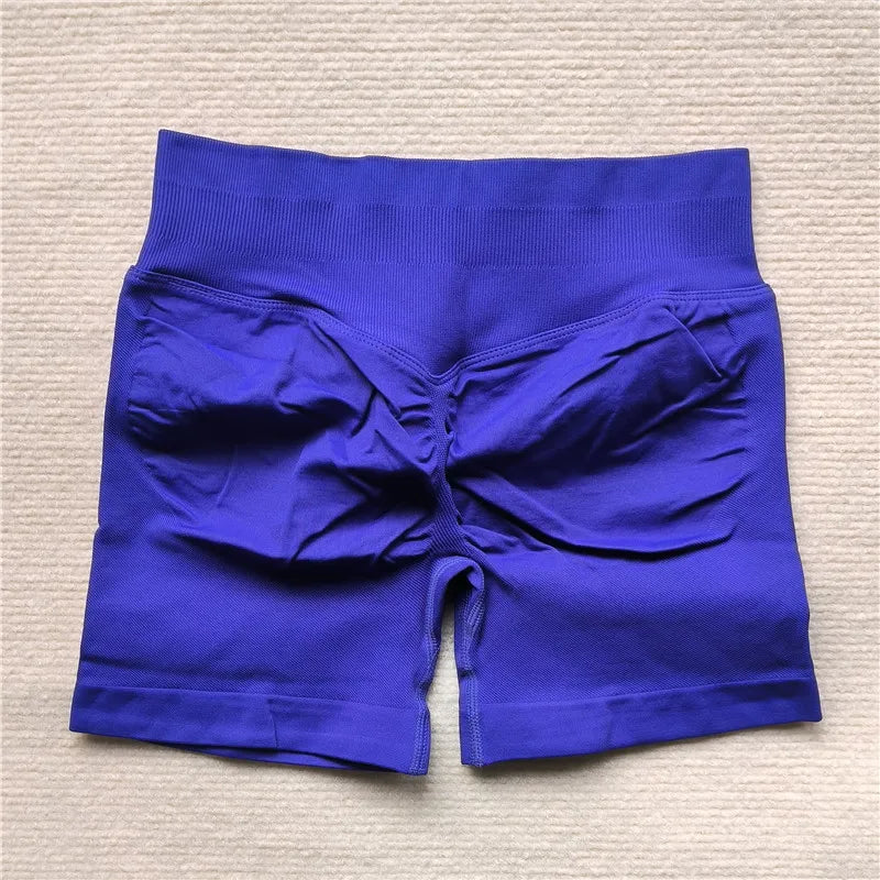 LEDP Seamless Gym Running Shorts For Women Biker Yoga Athleisure