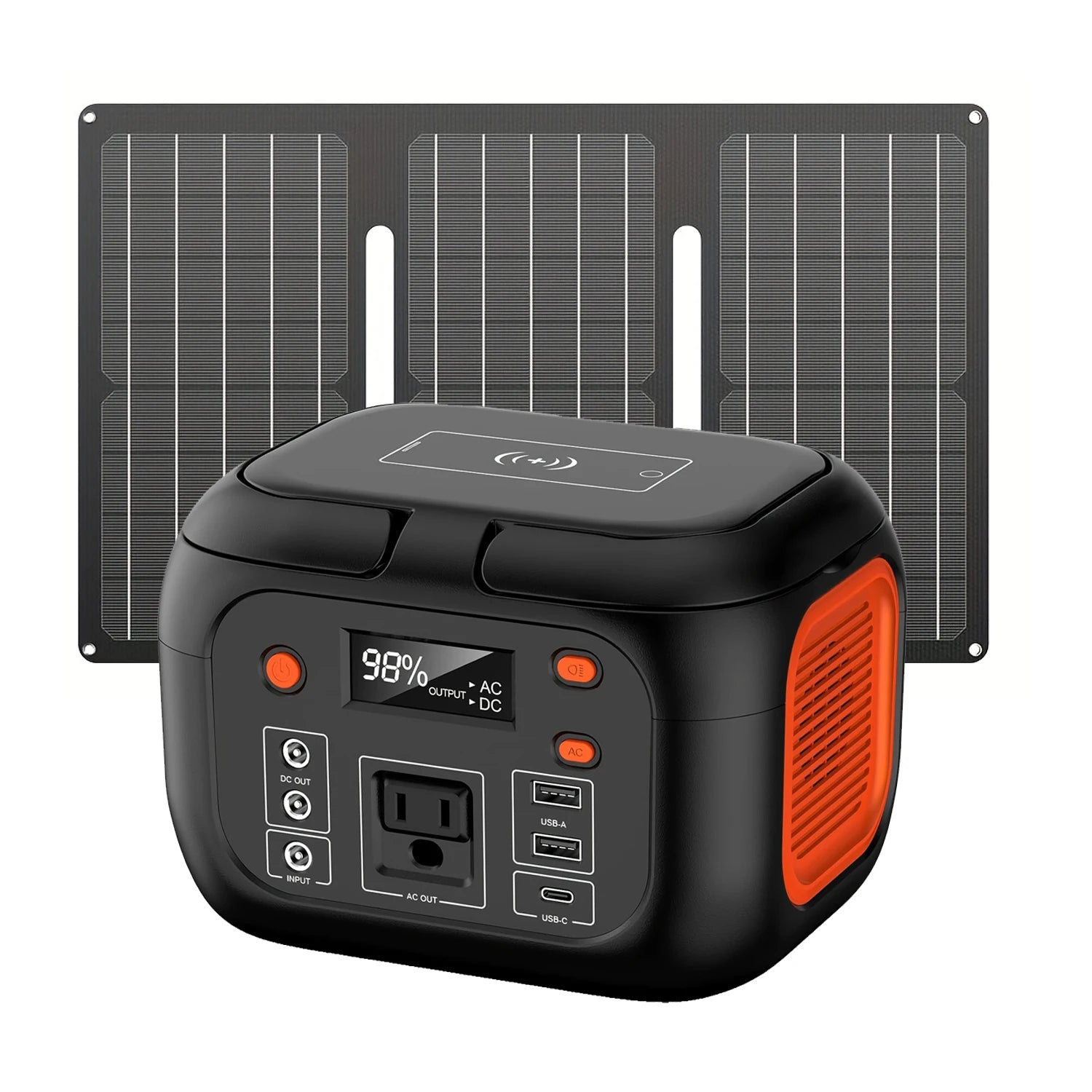 SinKeu 150W Portable Power Station With 30W Solar Panel