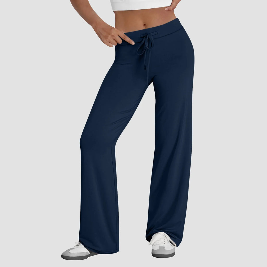 ZOMAXIUJEECN Womens Wide Leg Activewear Pants With Pockets