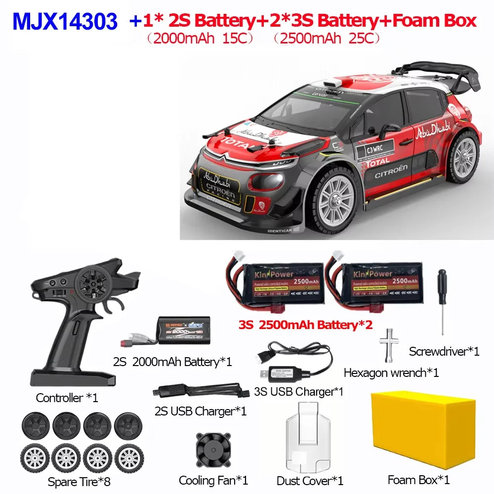 BEYONDSKYCE 1 By 14 RC Drift Car 2.4G Brushless 4WD Off Road