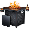 Propane Fire Pit Table 50,000 BTU Steel For Outdoor Ambience