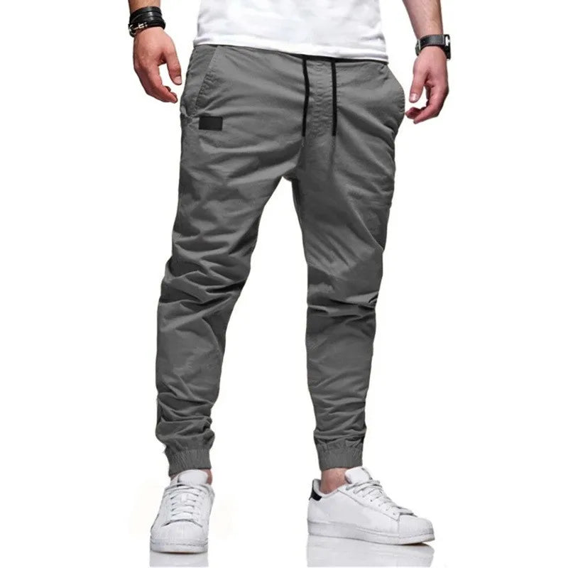 Men's Casual Cargo Jogger Pants With Pockets
