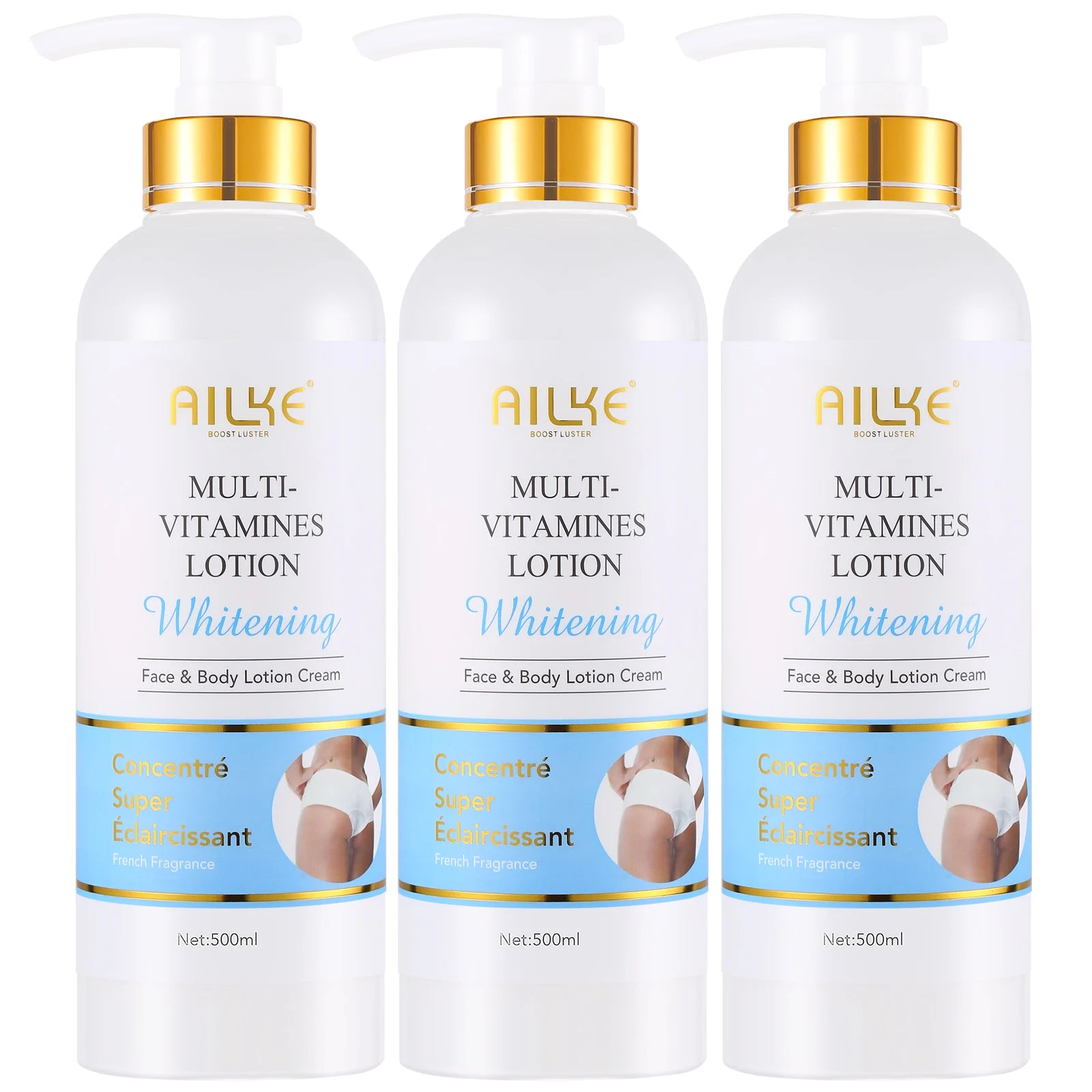 AILKE Multi-Vitamin Body Lotion Whitening And Dark Spot Correction