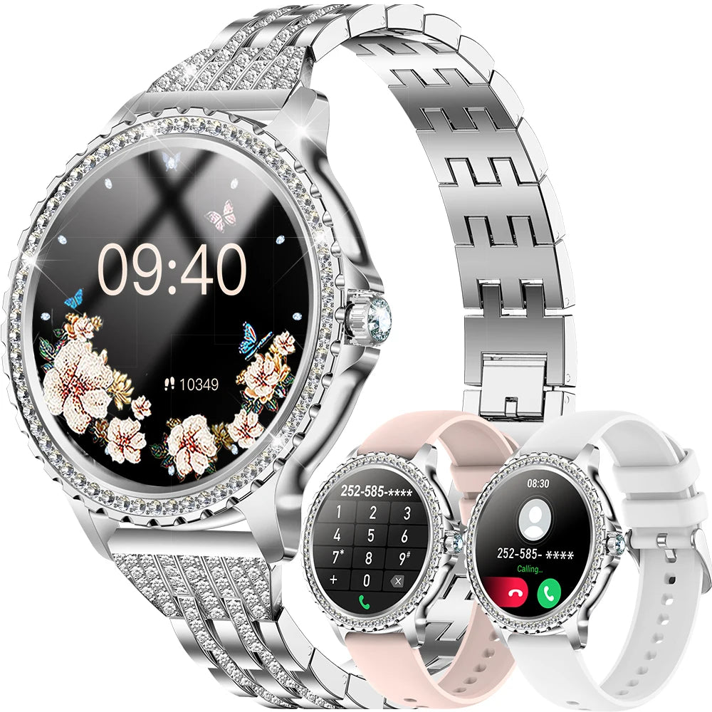 INNOFOVO Smartwatch for Women Touchscreen Fitness Tracker with Calls