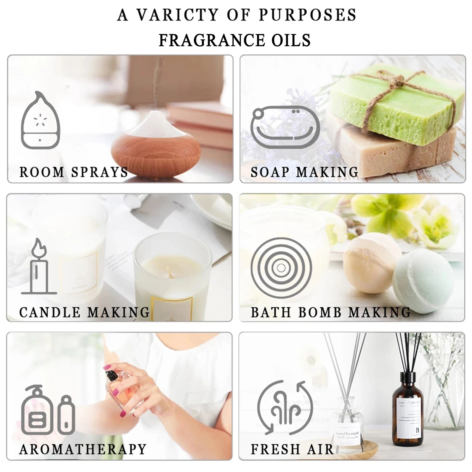 MAYJAM 20 Bottles Essential Oils Gift Box Assorted Scents