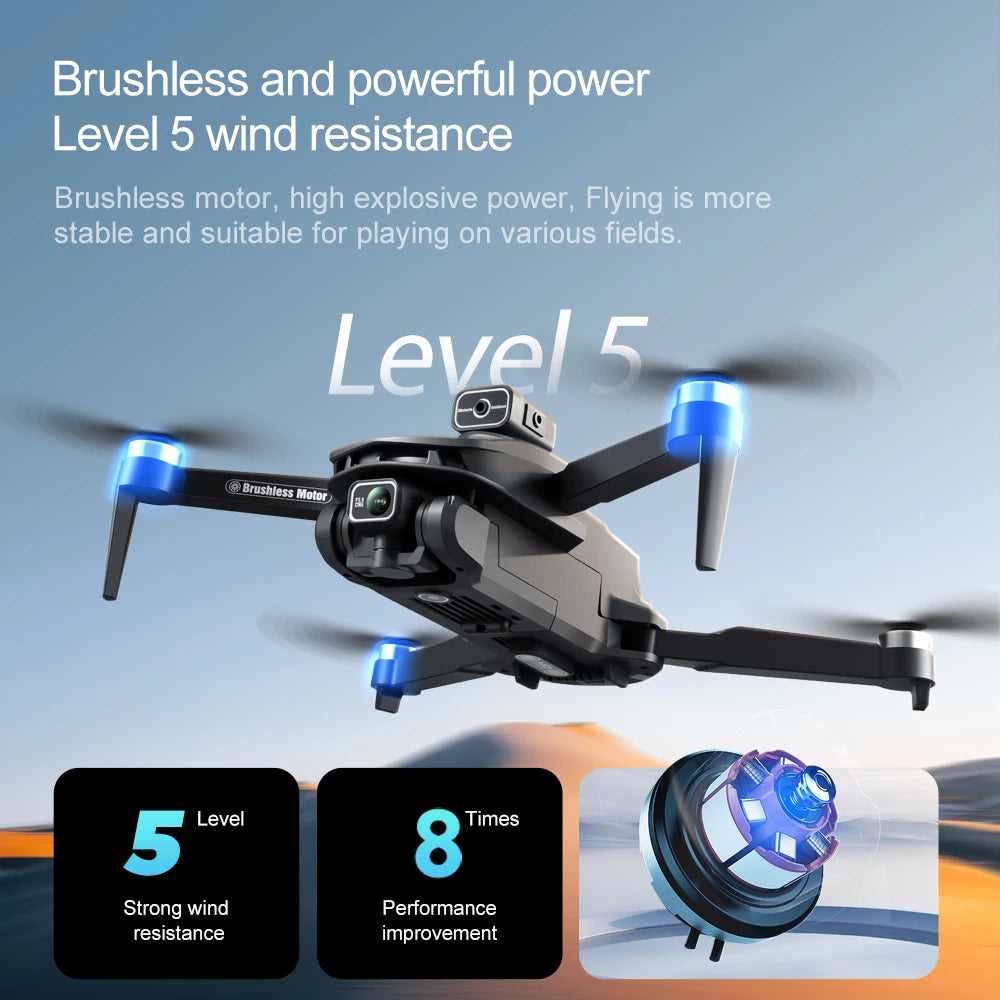 V168 Max Drone With Dual Cameras 5G WiFi FPV System