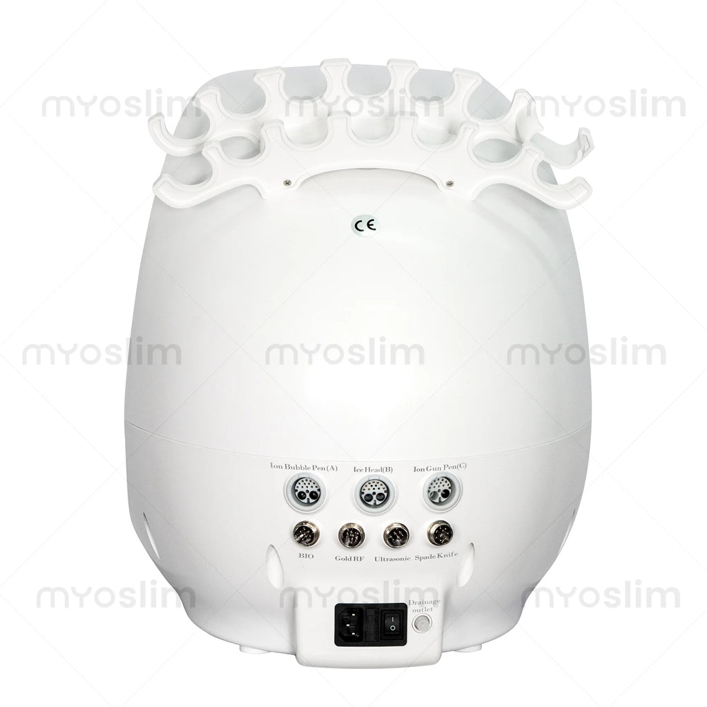 Ice Blue 7 in 1 Hydrodermabrasion Machine Oxygen Jet Aqua Peeling Small Bubble System for Deep Cleaning and Skin Rejuvenation