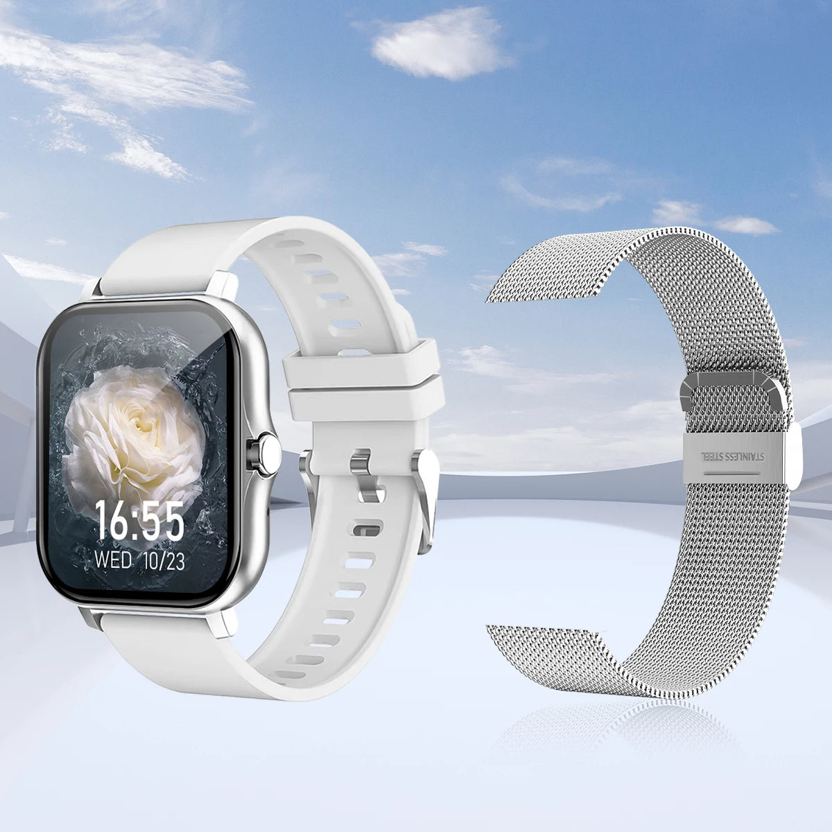 Odelettevcy Smartwatch With Wireless Calling Dial Fitness Tracking iPhone Android