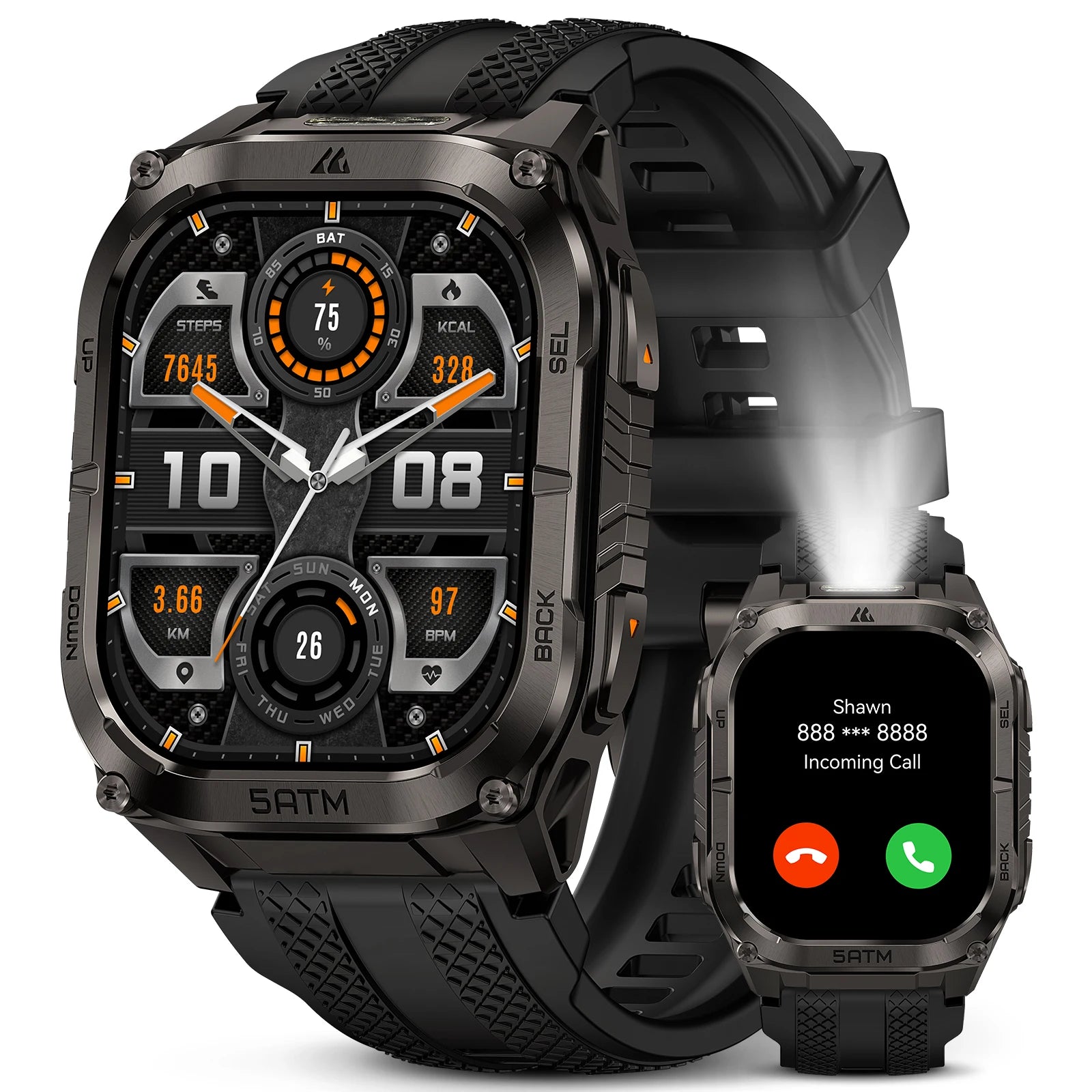 KOSPET Tank M4C Rugged Smartwatch With GPS Military Grade