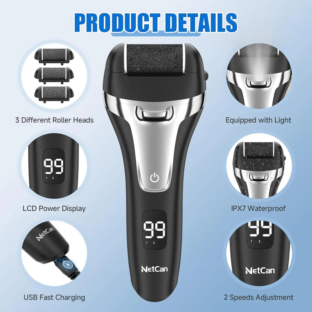 Electric Callus Remover 17 In 1 Pedicure Kit Rechargeable