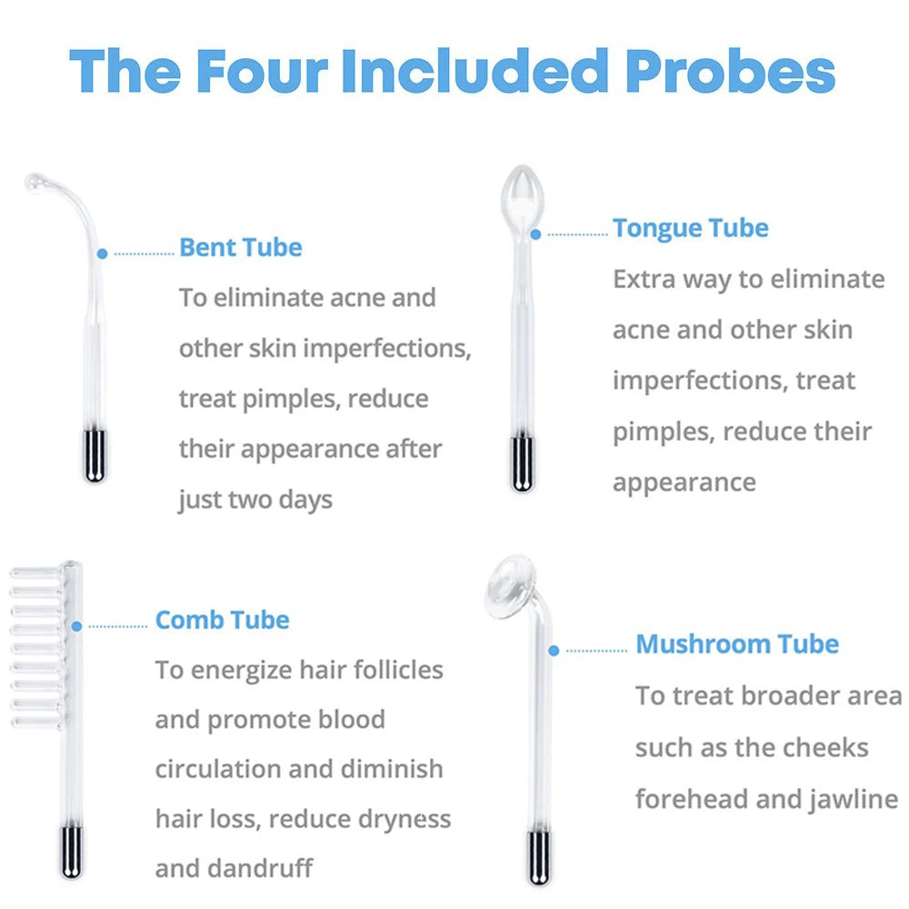 AOKO 4 In 1 High Frequency Facial Rejuvenation Wand