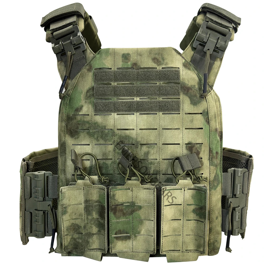 EMERSONGEARSCN Laser Cut Nylon Quick Release Vest With Hydration Backpack