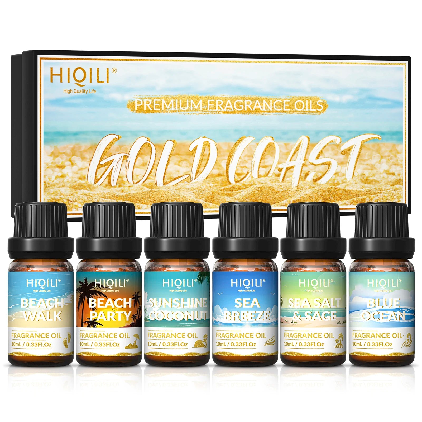 HIQILI Fragrance Oil Set Six Piece for Diffuser DIY Crafts