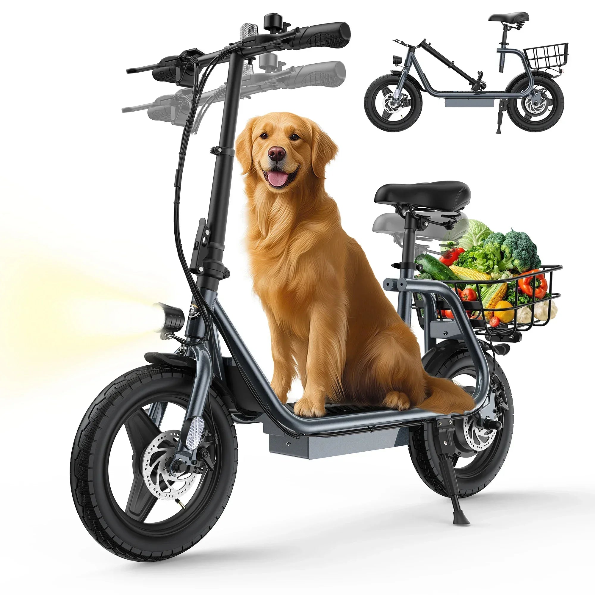 Varun P2 Electric Scooter 500W 48V Battery Foldable Escooter