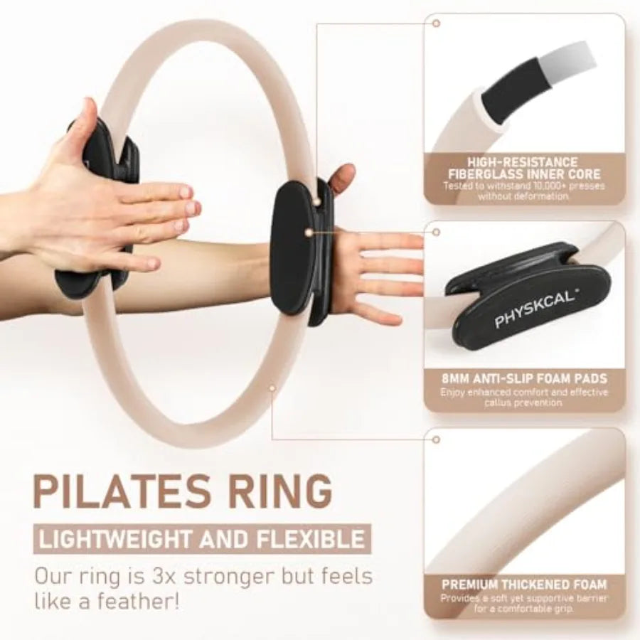 YAO HUI HUANG Pilates Ring Core Ball Kit Home Workouts