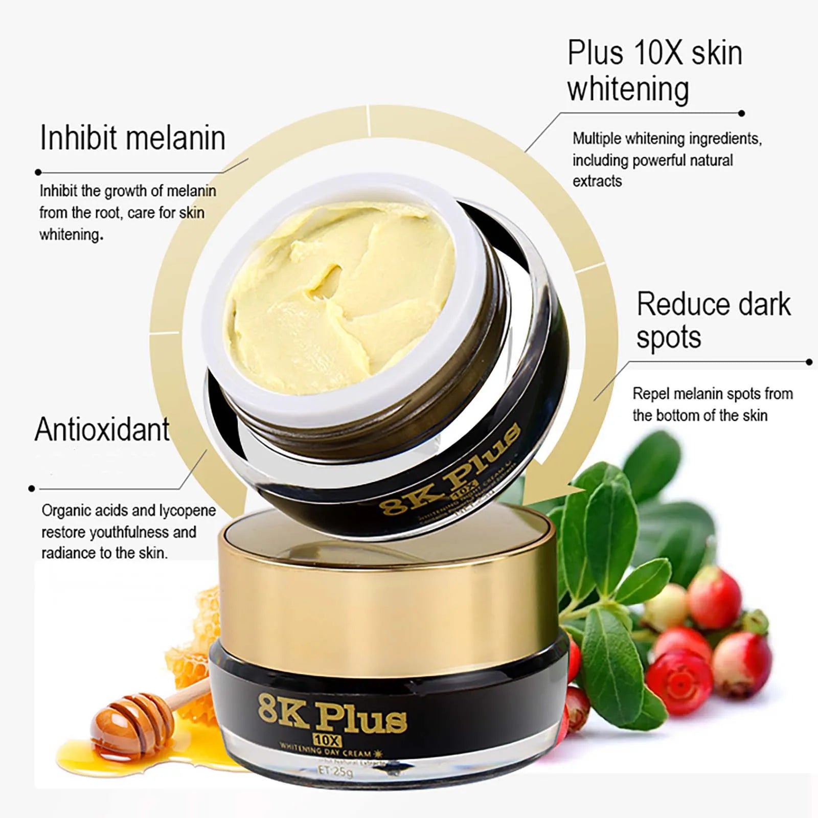 AILKE Whitening Face Cream With Collagen And Glutathione For All Skin Types
