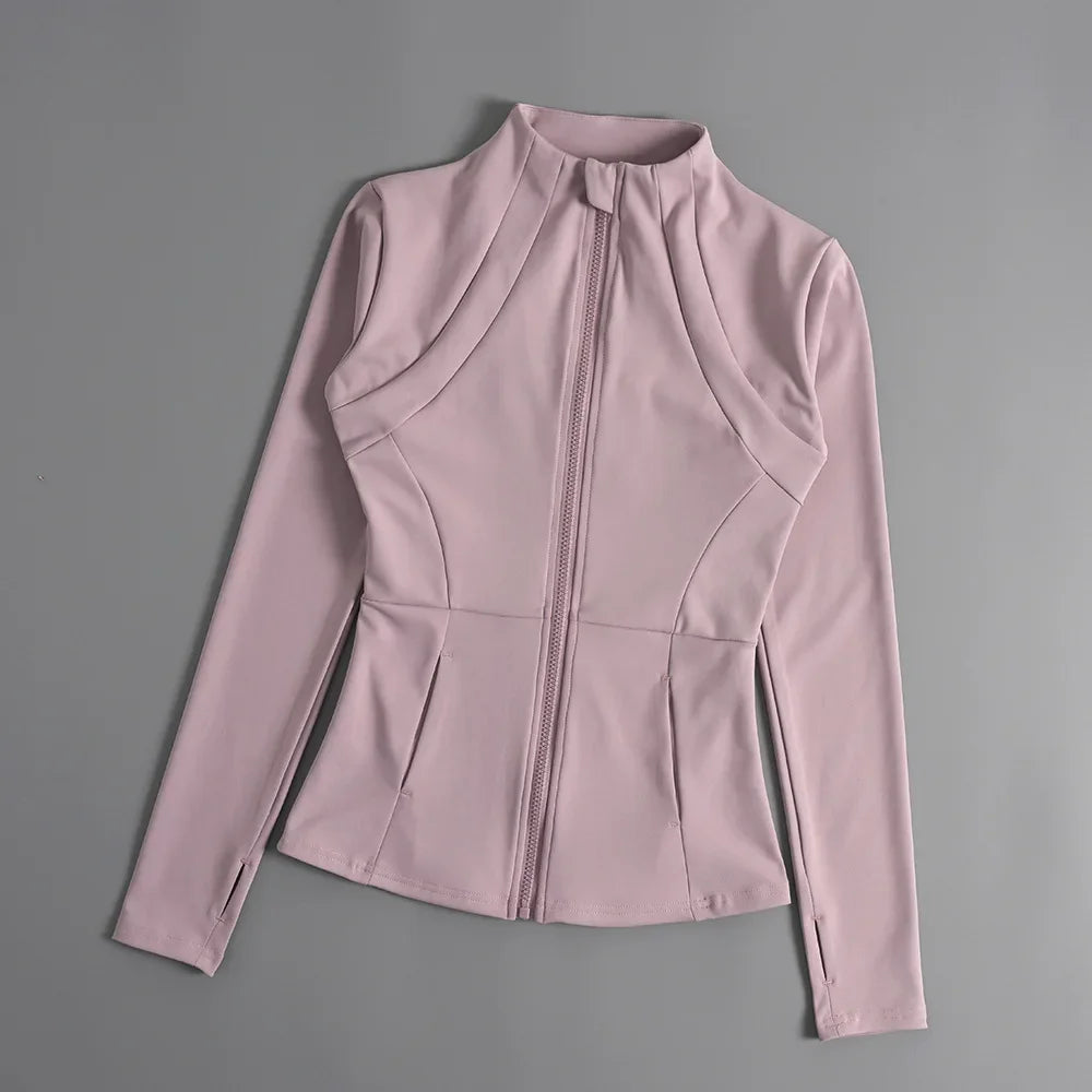 Women's Yoga Slim Long Sleeve Fitness Top Breathable