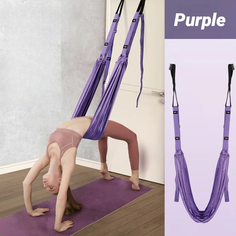 Adjustable Aerial Yoga Strap Leg Stretcher
