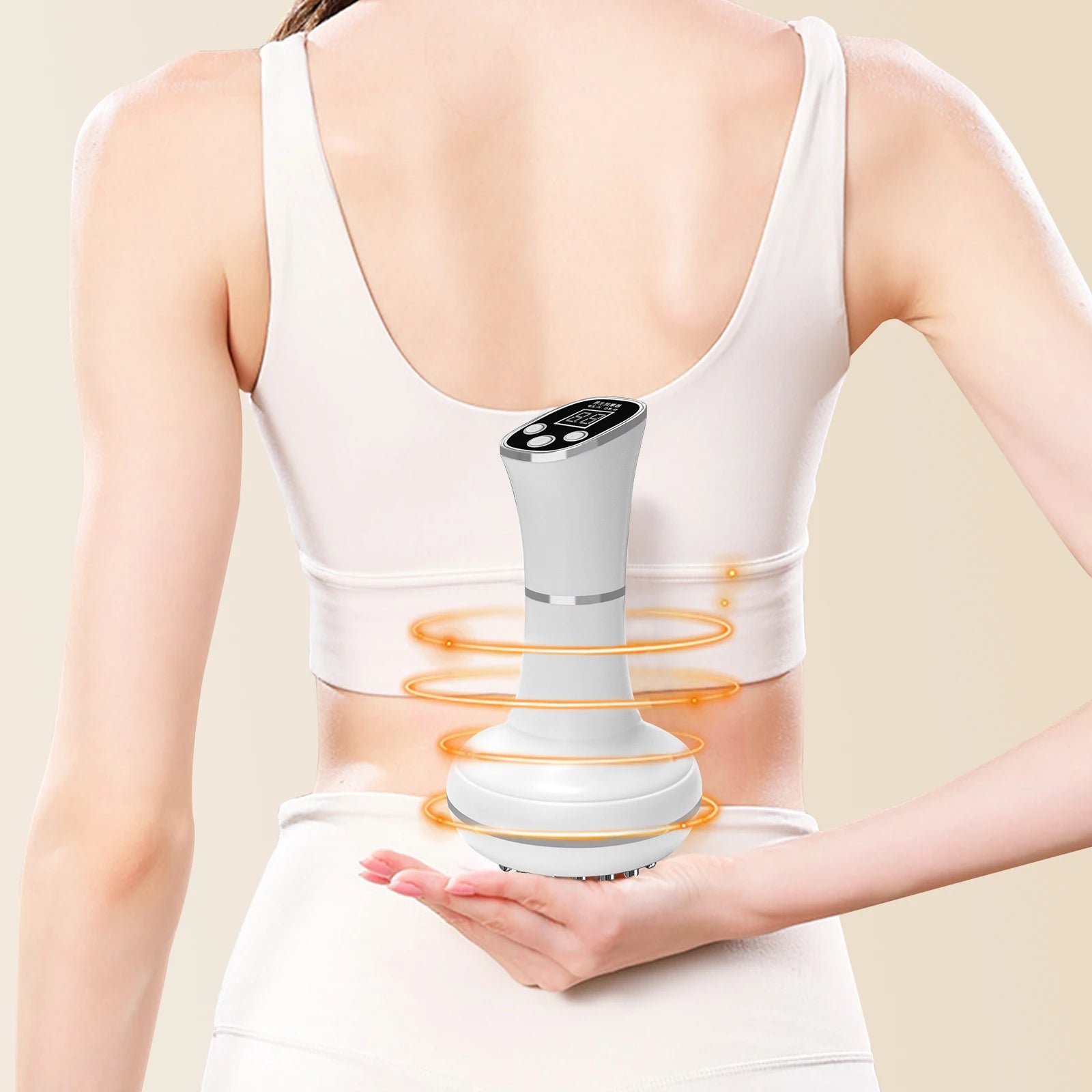 Electric Meridian Massager For Full Body Relief Scraping Tool For Legs Abdomen Shoulders And Neck