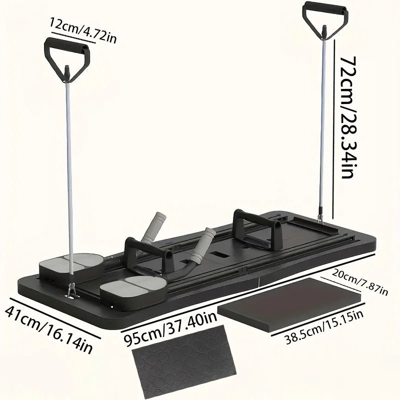 Multifunctional Pilates Reformer Set for Abdominal and Core Training