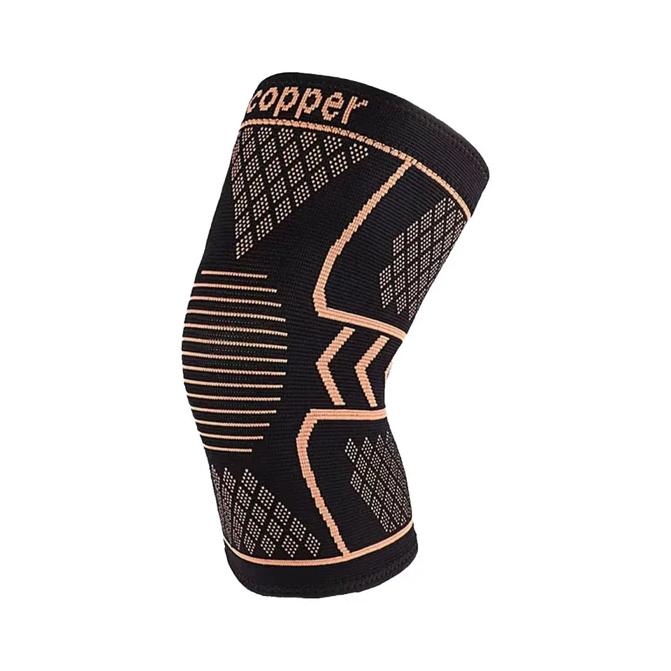 Copper Knee Support Pad Braces Compression Knee Sleeve Arthritis Joint Pain Relief Sports Fitness Workout Running Unisex