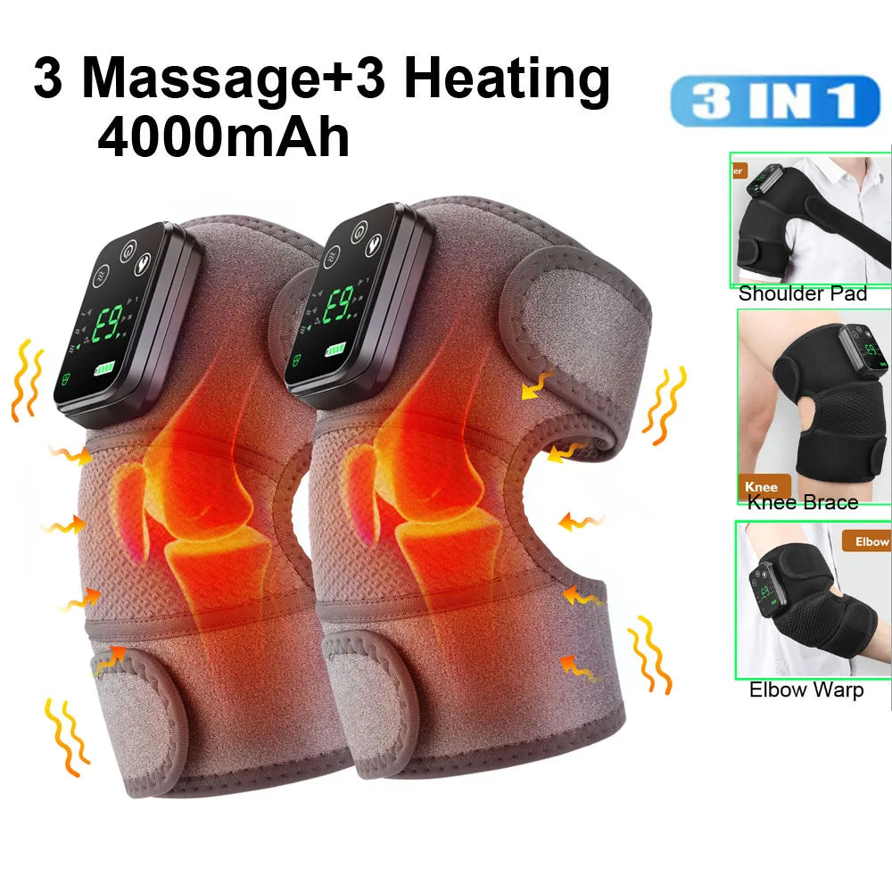Hailicare Knee Massager With Heating And Vibration