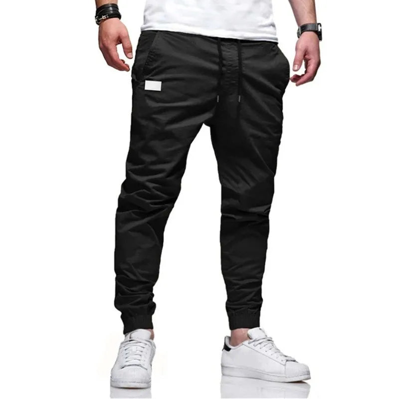 Men's Casual Cargo Jogger Pants With Pockets