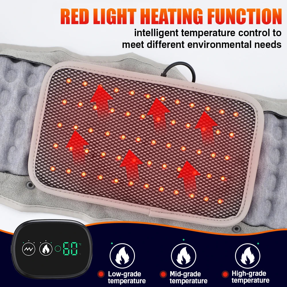PASTSKY Inflatable Lumbar Traction Belt With Rechargeable Battery Heating