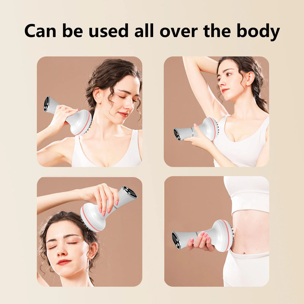 Electric Meridian Massager For Full Body Relief Scraping Tool For Legs Abdomen Shoulders And Neck