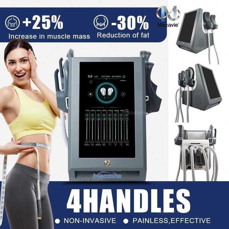 2026 NEW EMS Sculpt Machine 6500w EMS RF Fat Slimming Burning Muscle Stimulation Body Sculpting 15 Electromagnetic Therapy