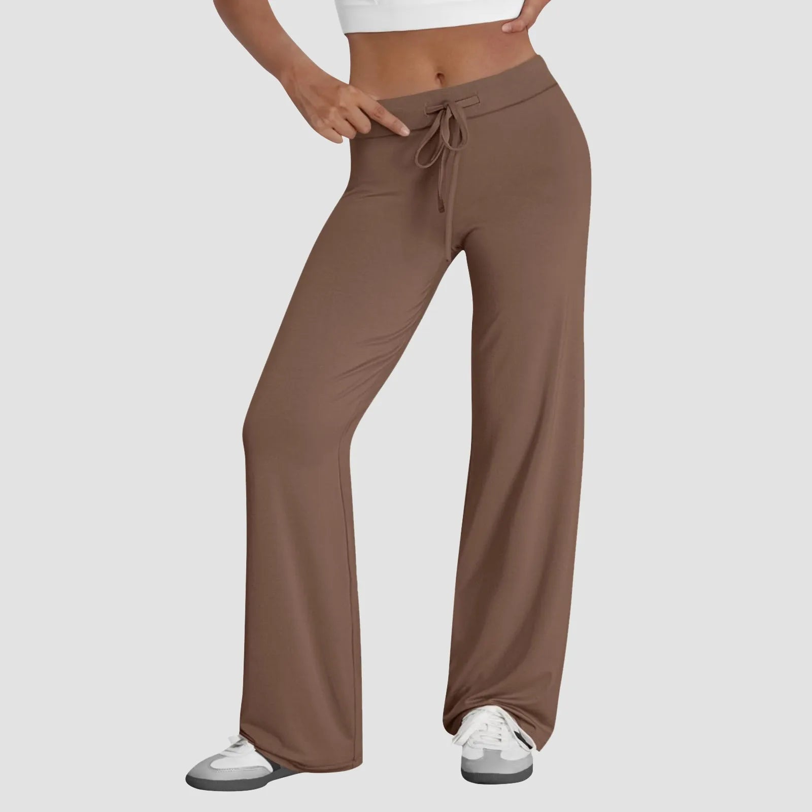 ZOMAXIUJEECN Womens Wide Leg Activewear Pants With Pockets