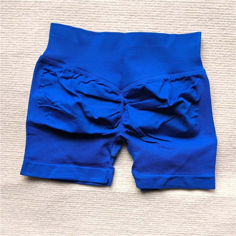 LEDP Seamless Gym Running Shorts For Women Biker Yoga Athleisure