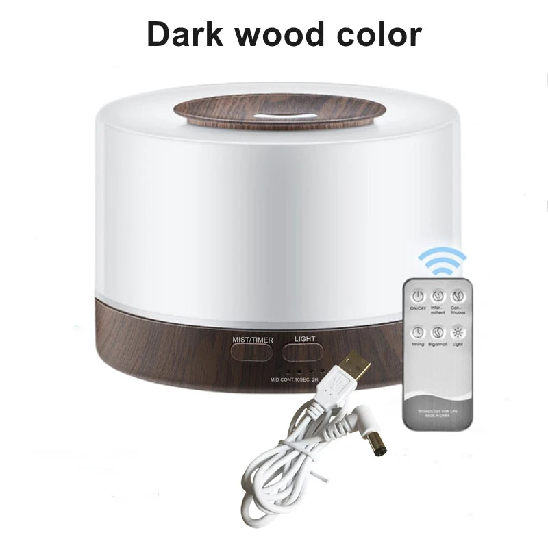Aroma Diffuser 5V USB Humidifier With Remote And Night Lights